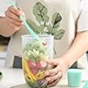 Keep Fit Salad Meal Shaker Cup, New Fresh Salad Cup To Go, Portable Salad S